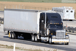 Freightliner 3 axle tractor with 53' trailer