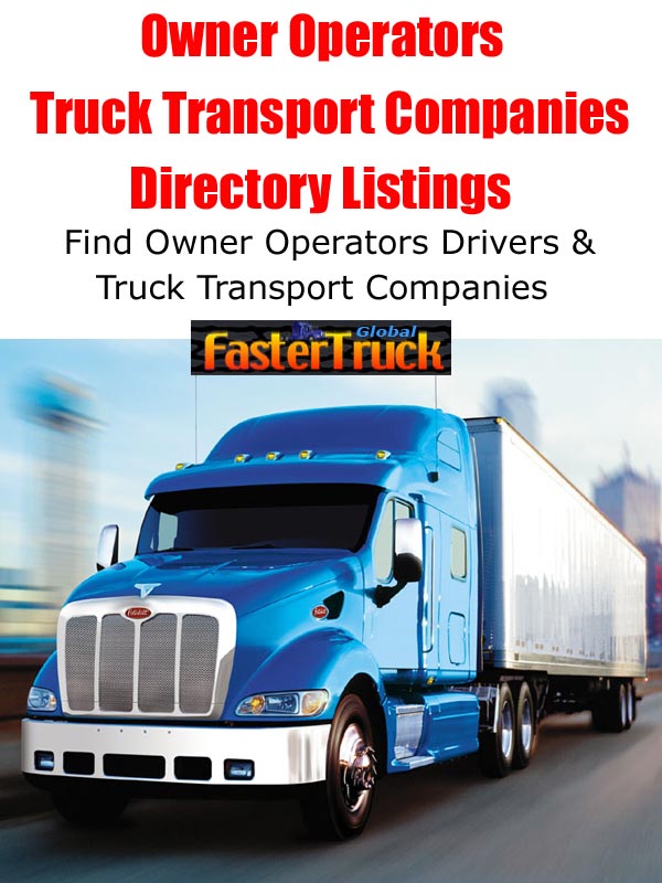 Owner Operator Truck Transport Directory USA Peterbilt Truck